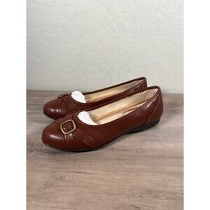 NEW Cliffs by White Mountain Women's Brown Ballet Flats Size 7.5 Casual Comfort